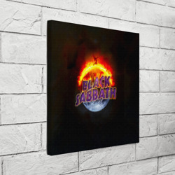 Холст квадратный Black Sabbath земля в огне - фото 2