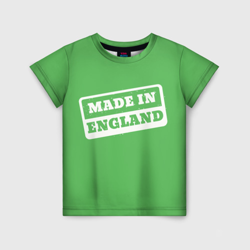 Детская футболка 3D Made in England