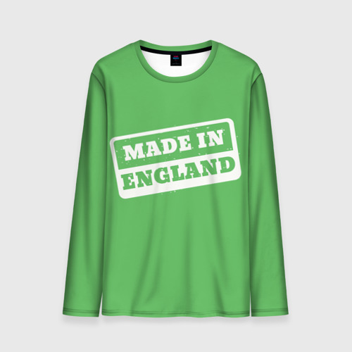 Мужской лонгслив 3D Made in England, цвет 3D печать