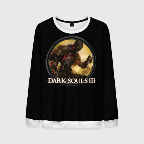 Мужской свитшот 3D Dark Souls, цвет белый