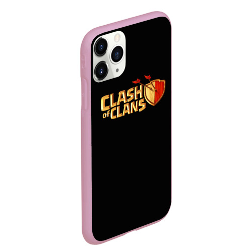 Чехол для iPhone 11 Pro Max матовый Clash of Clans, цвет розовый - фото 3