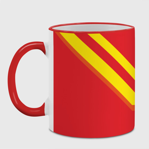 Кружка с полной запечаткой Manchester United #3, цвет Кант красный - фото 2