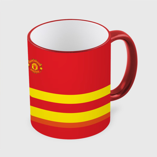 Кружка с полной запечаткой Manchester United #3, цвет Кант красный - фото 3
