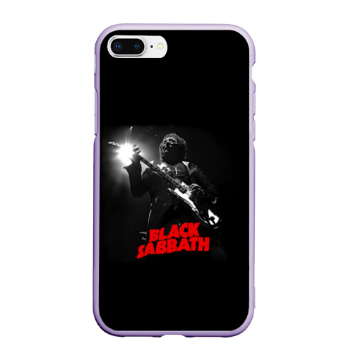 Чехол для iPhone 7Plus/8 Plus матовый Black Sabbath, цвет светло-сиреневый