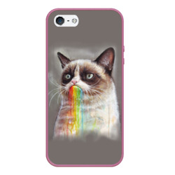 Чехол для iPhone 5/5S матовый Grumpy Cat