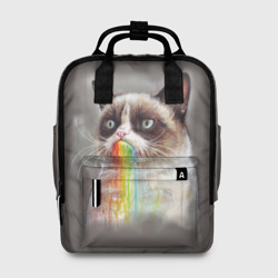 Женский рюкзак 3D Grumpy Cat