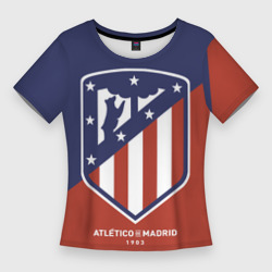 Женская футболка 3D Slim Атлетико Мадрид