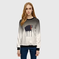 Женский свитшот 3D Первый снег - фото 2
