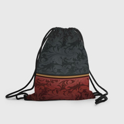 Рюкзак-мешок 3D Узоры Black and Red