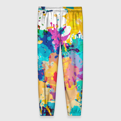 Женские брюки 3D Пятна краски, цвет 3D печать - фото 2