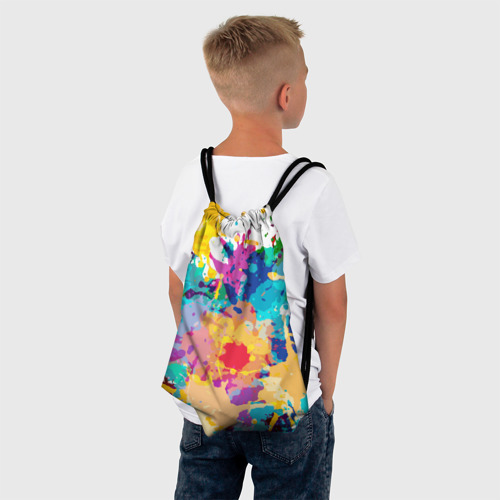 Рюкзак-мешок 3D Пятна краски - фото 4