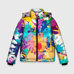 Зимняя куртка для мальчиков 3D Пятна краски