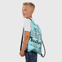 Рюкзак-мешок 3D Лучший учитель - фото 2