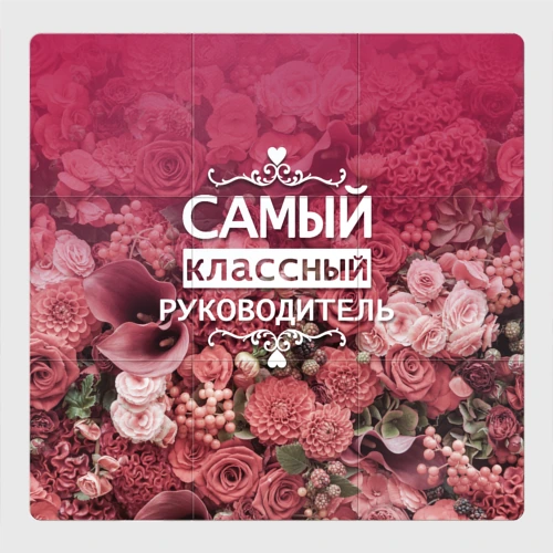 Магнитный плакат 3Х3 Самый классный руководитель