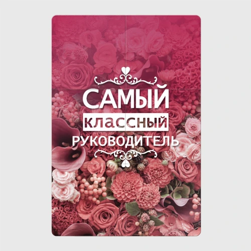 Магнитный плакат 2Х3 Самый классный руководитель