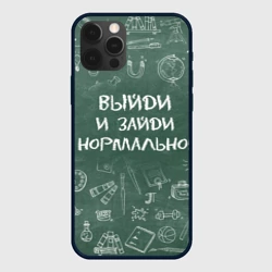 Чехол для iPhone 12 Pro Max Выйди и зайди нормально