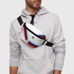 Поясная сумка 3D BMW БМВ white - фото 2