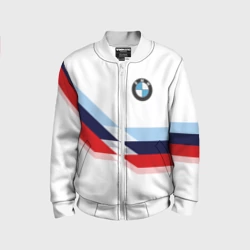 Детский бомбер 3D BMW БМВ white