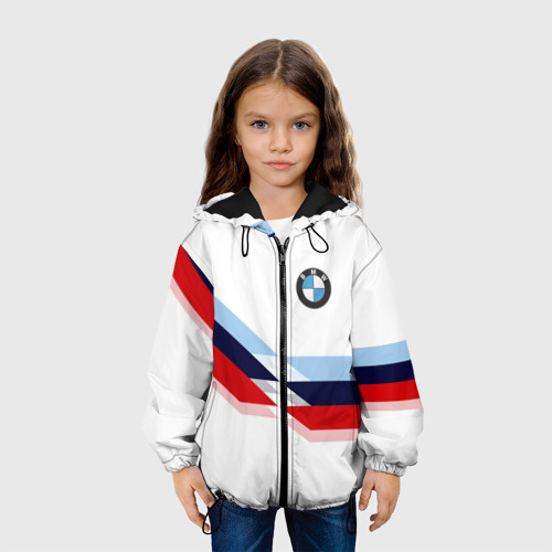 Детская куртка 3D BMW БМВ white, цвет черный - фото 4