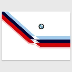 Поздравительная открытка BMW БМВ white