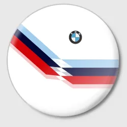 Значок BMW БМВ white