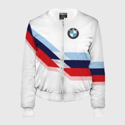 Женский бомбер 3D BMW БМВ white