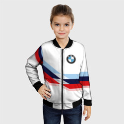 Детский бомбер 3D BMW БМВ white - фото 2