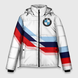 Мужская зимняя куртка 3D BMW БМВ white