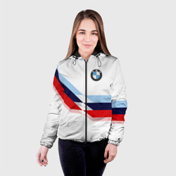 Женская куртка 3D BMW БМВ white - фото 2