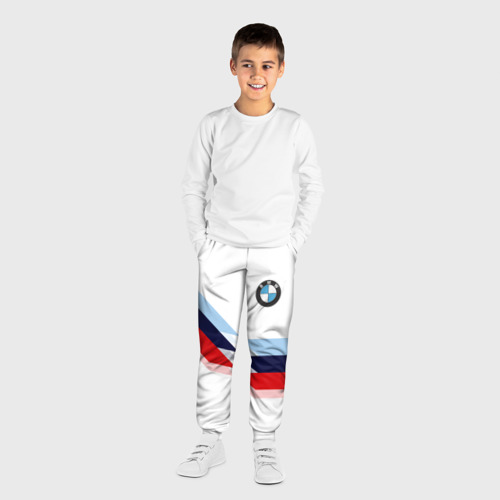 Детские брюки 3D BMW БМВ white - фото 4