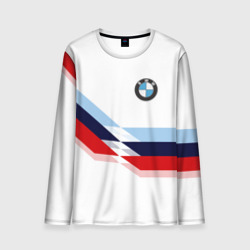 Мужской лонгслив 3D BMW БМВ white