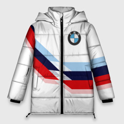 Женская зимняя куртка Oversize BMW БМВ white