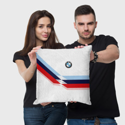 Подушка 3D BMW БМВ white - фото 2