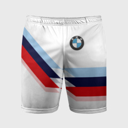 Мужские шорты спортивные BMW БМВ white