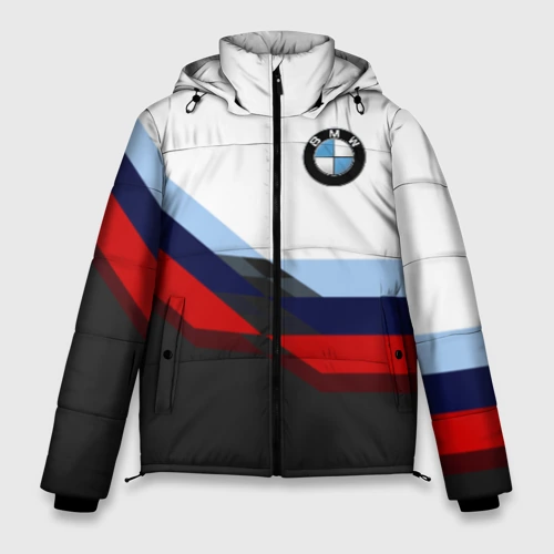Мужская зимняя куртка 3D BmW m sport БМВ
