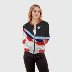 Женский бомбер 3D BmW m sport - фото 2