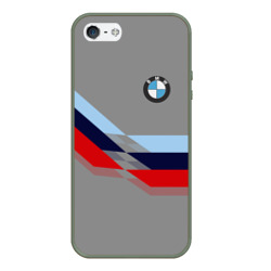 Чехол для iPhone 5/5S матовый Бмв Bmw 2018 Grey