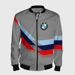 Мужской бомбер 3D Бмв Bmw 2018 Grey