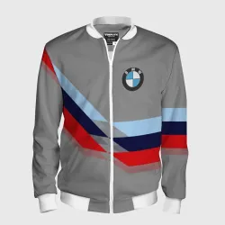 Мужской бомбер 3D Бмв Bmw 2018 Grey