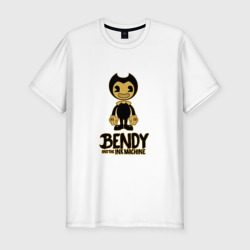 Мужская футболка хлопок Slim Bendy and the ink machine 12