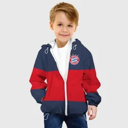 Детская куртка 3D Bayern Munchen - Red-Blue FCB 2022 new - фото 2