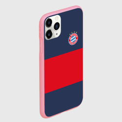 Чехол для iPhone 11 Pro Max матовый Bayern Munchen - Red-Blue FCB 2022 new - фото 2