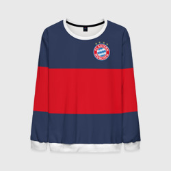 Мужской свитшот 3D Bayern Munchen - Red-Blue FCB 2022 new