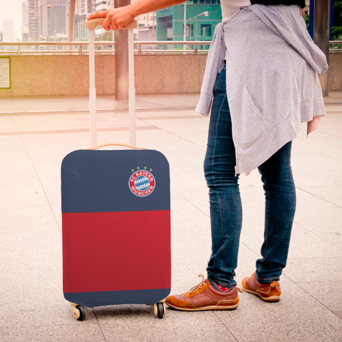 Чехол для чемодана 3D Bayern Munchen - Red-Blue FCB 2022 new - фото 4