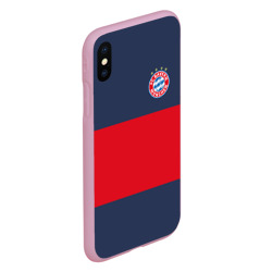 Чехол для iPhone XS Max матовый Bayern Munchen - Red-Blue FCB 2022 new - фото 2