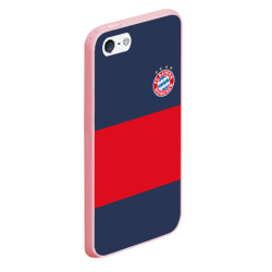 Чехол для iPhone 5/5S матовый Bayern Munchen - Red-Blue FCB 2022 new - фото 2