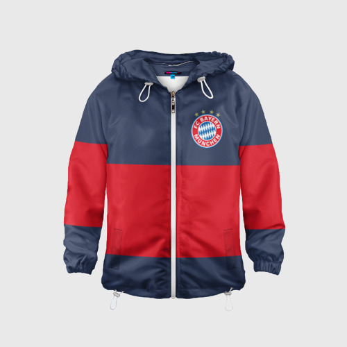 Детская ветровка 3D Bayern Munchen - Red-Blue FCB 2022 new