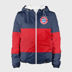 Женская куртка 3D Bayern Munchen - Red-Blue FCB 2022 new