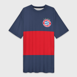 Платье-футболка 3D Bayern Munchen - Red-Blue FCB 2022 new