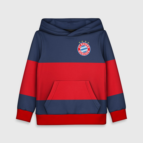 Детская толстовка 3D Bayern Munchen - Red-Blue FCB 2022 new, цвет красный